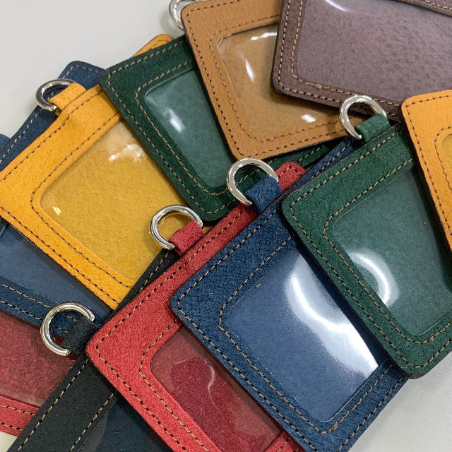 イノシシ革ネームホルダー【納期 約1か月】全6色 - ふくしま市場|福島県産品オンラインストア