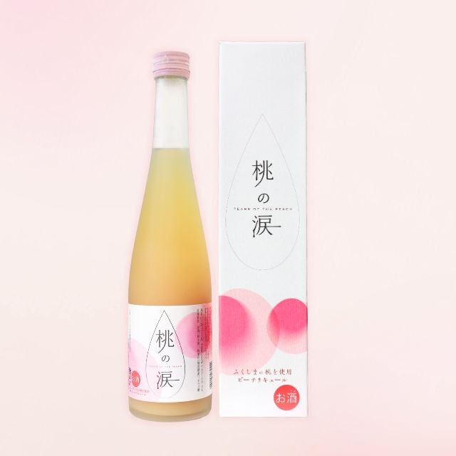 ピーチリキュール桃の涙 3本セット - ふくしま市場|福島県産品オンラインストア
