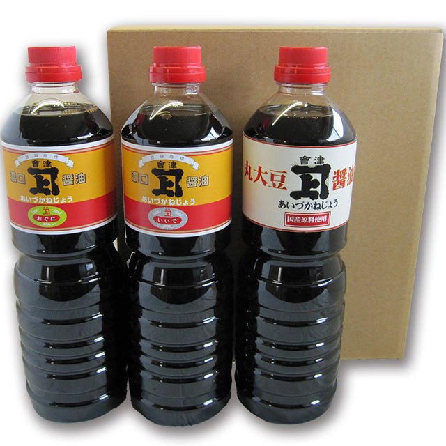 会津かねじょう 醤油彩り3本入りセット - ふくしま市場|福島県産品オンラインストア