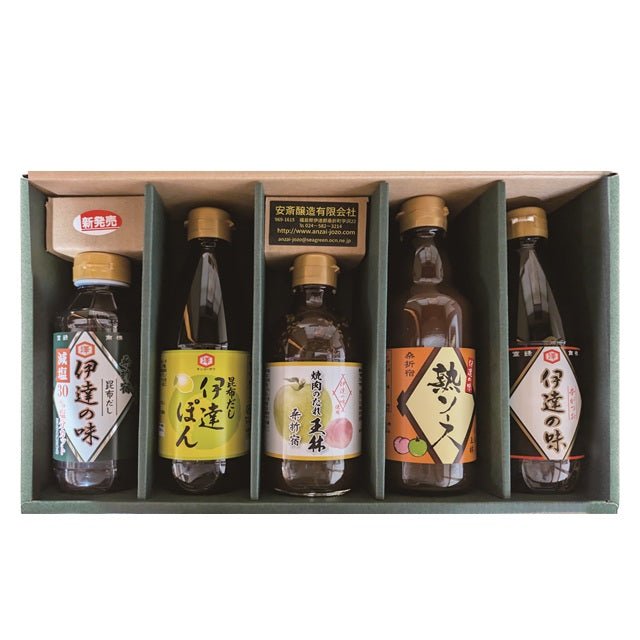 安齋醸造 拓味 5本セット - ふくしま市場|福島県産品オンラインストア