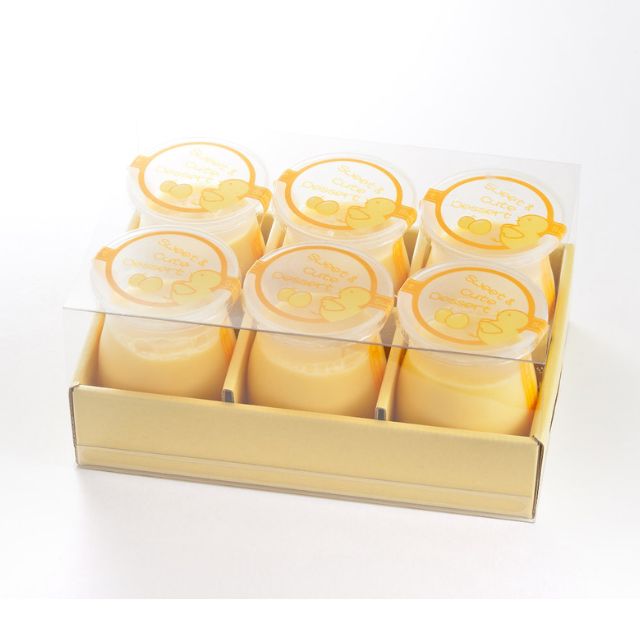 白亜館特製会津ゆめごこちプリン6個入 - ふくしま市場|福島県産品オンラインストア