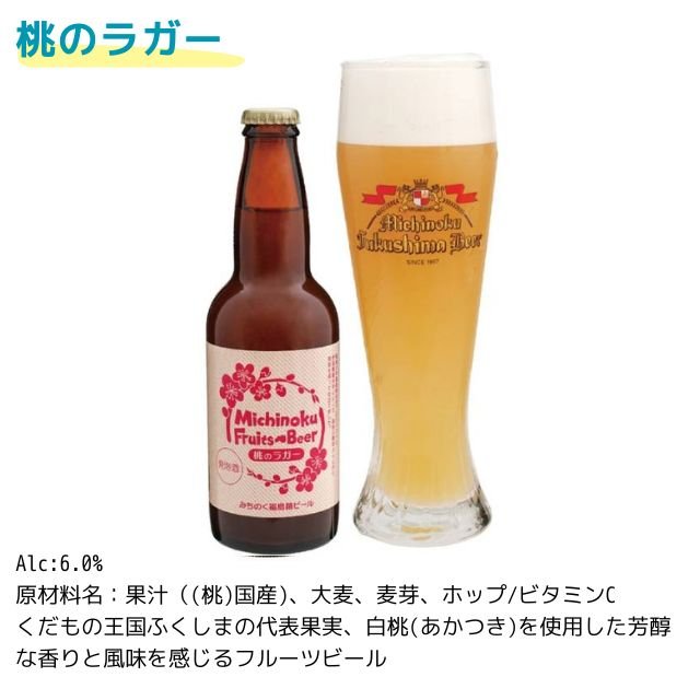 みちのく福島路ビール飲み比べ6本セット - ふくしま市場|福島県産品オンラインストア