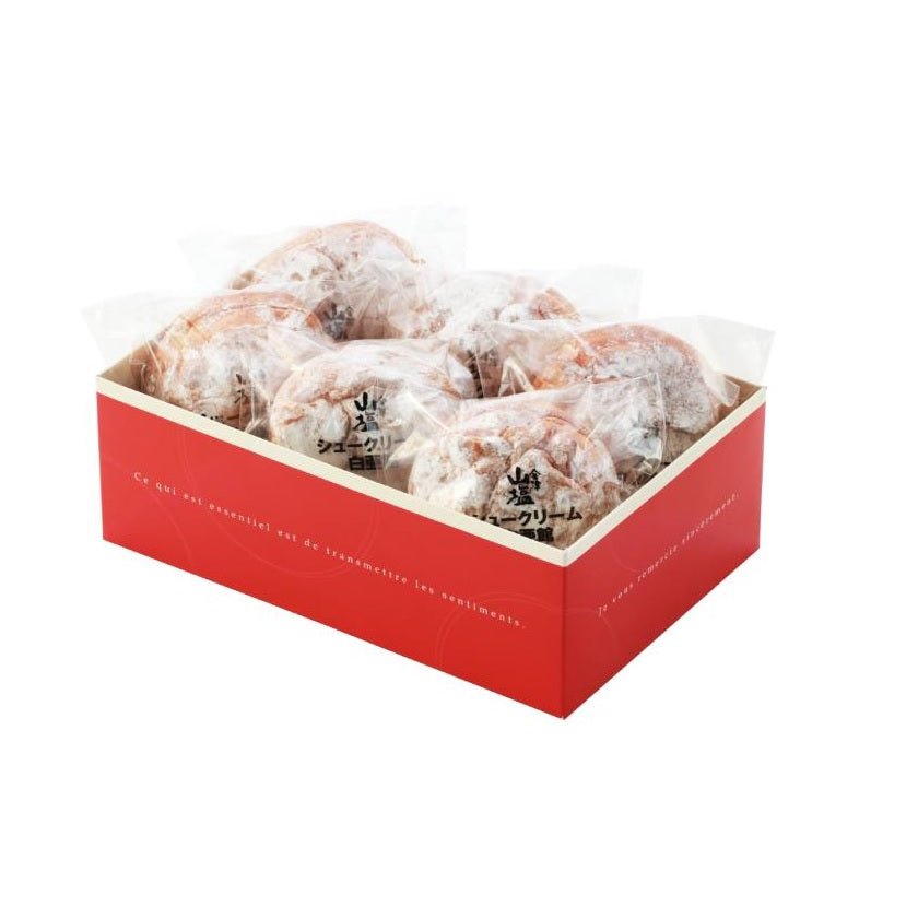 会津山塩のシュークリーム 6個入 - ふくしま市場|福島県産品オンラインストア