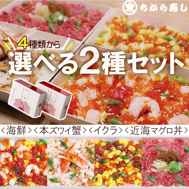 冷凍ちらし寿司 選べる2種セット【キャンペーン対象商品】