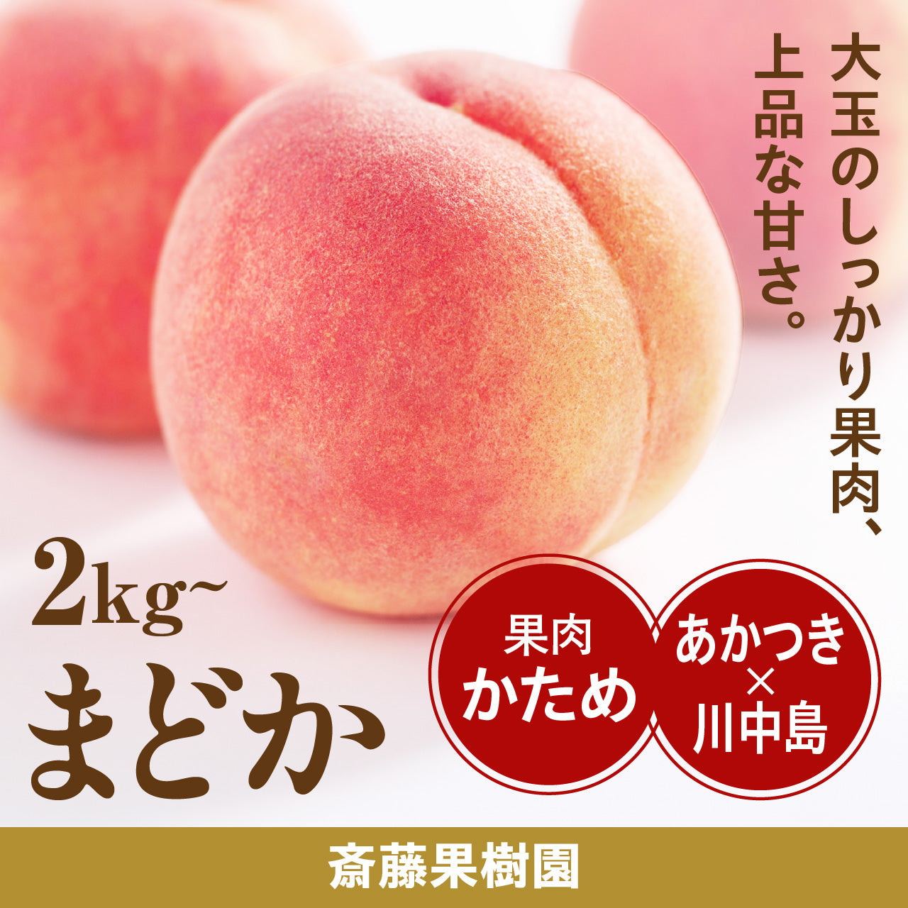 斎藤果樹園 まどか【8月上旬~8月中旬発送/配送日指定・熨斗掛け不可】
