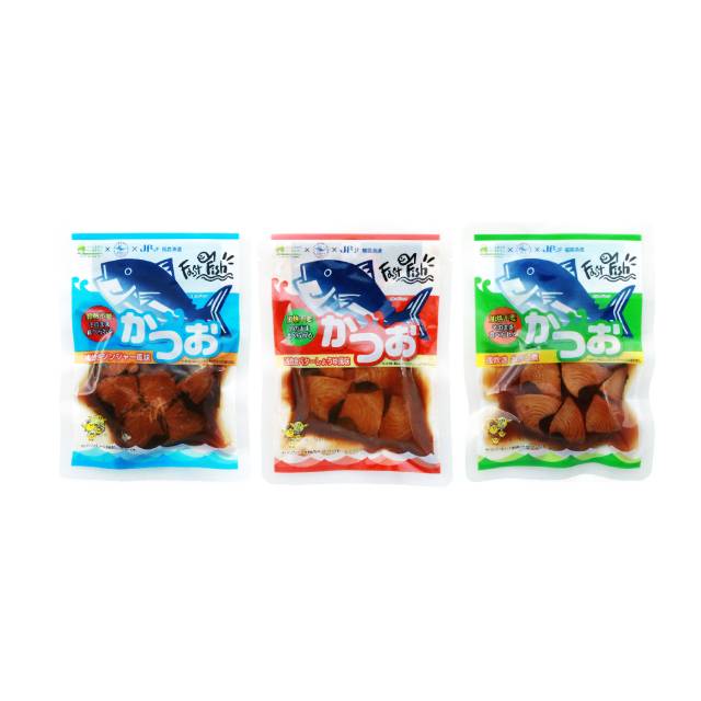 常磐もの カツオの浅炊き(ジンジャー風味・バター醤油風味・おろし煮) - ふくしま市場|福島県産品オンラインストア