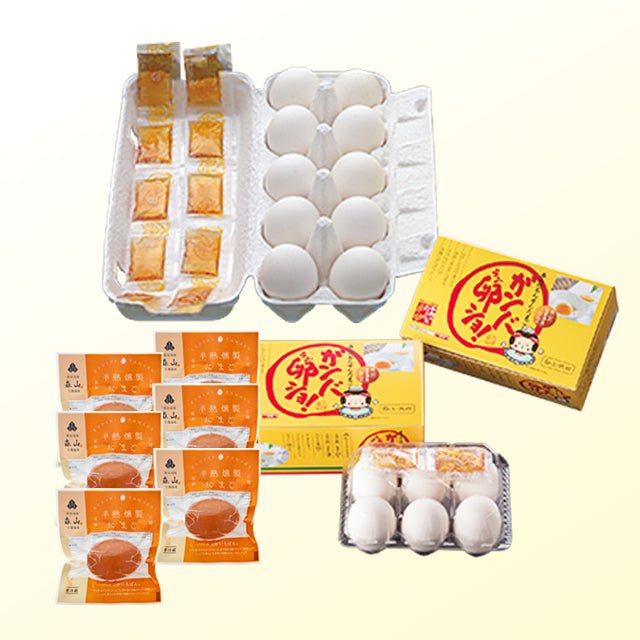 森山の温泉たまごセット - ふくしま市場|福島県産品オンラインストア