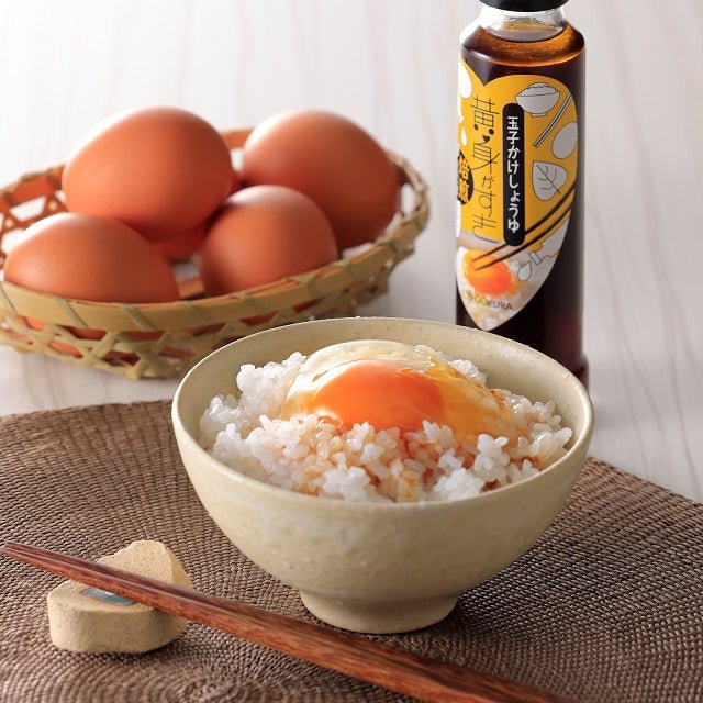 【田村市】たまご(米卵・花卵)&たまごかけしょうゆセット - ふくしま市場|福島県産品オンラインストア