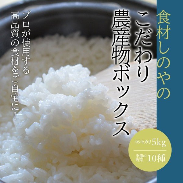 食材しのやのこだわり農産物ボックス - ふくしま市場|福島県産品オンラインストア