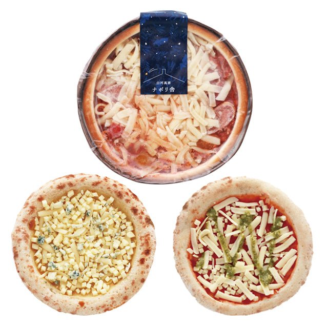 白河高原ナポリ舎 シカゴピザとミニピザセット - ふくしま市場|福島県産品オンラインストア