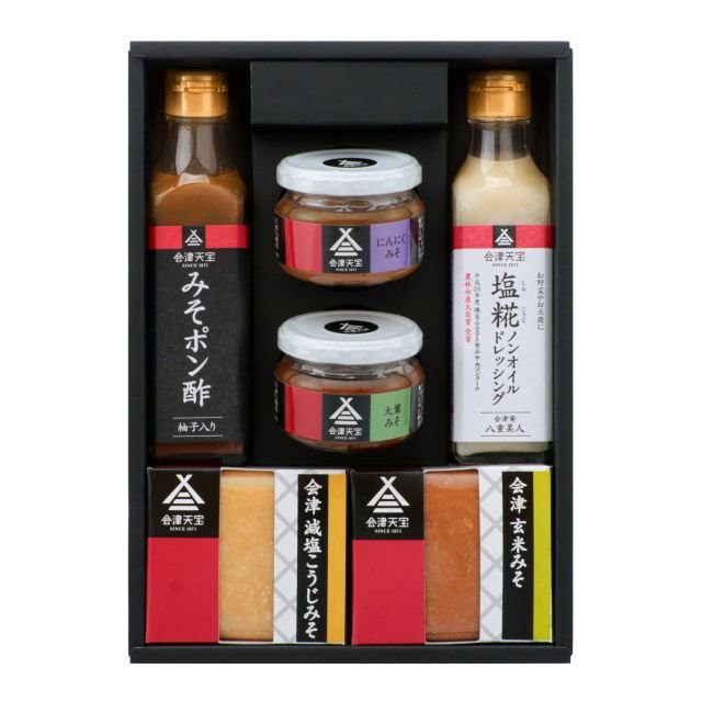 会津天宝 味噌・調味料詰合せ - ふくしま市場|福島県産品オンラインストア