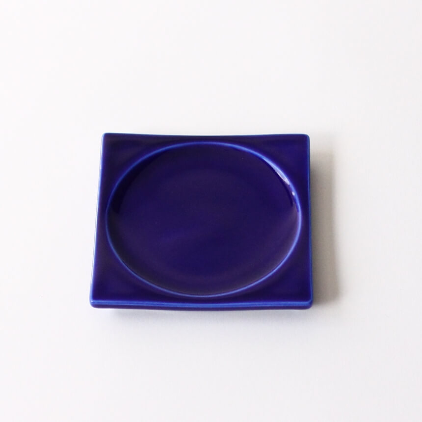 瑠璃釉長皿、豆皿セット