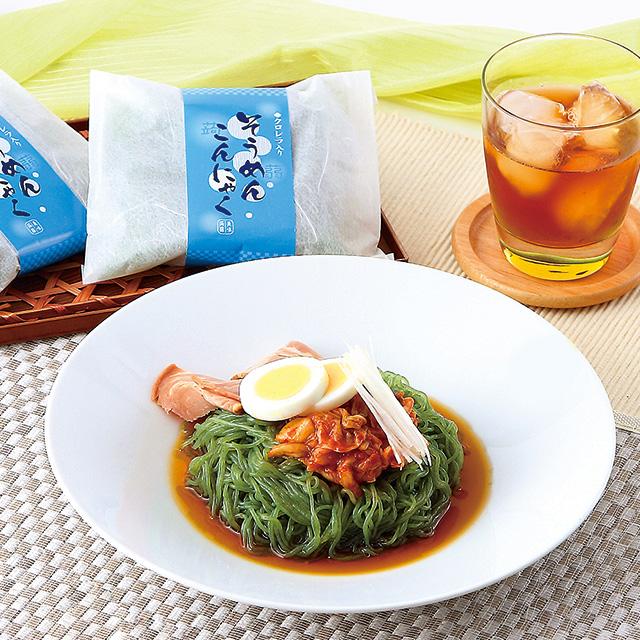 絶品スープで食べるそうめんこんにゃく10食ギフトセット - ふくしま市場|福島県産品オンラインストア