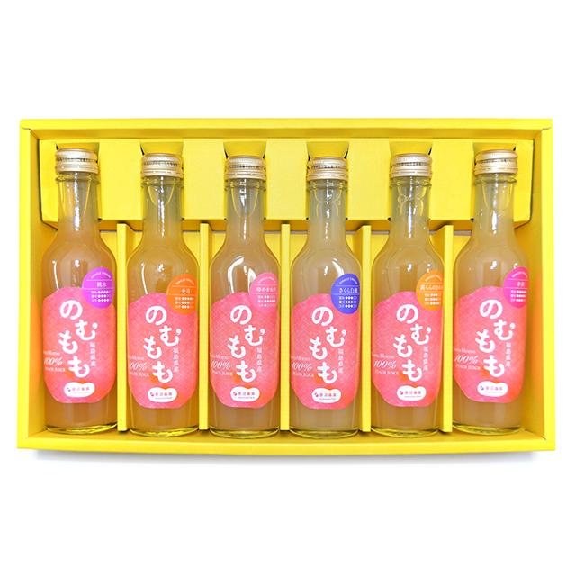 のむもも果汁100％ジュース200ml×6本