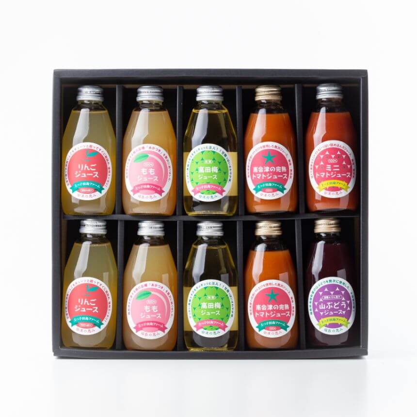 会津・ふくしまの恵みジュースギフト200ml×10本入