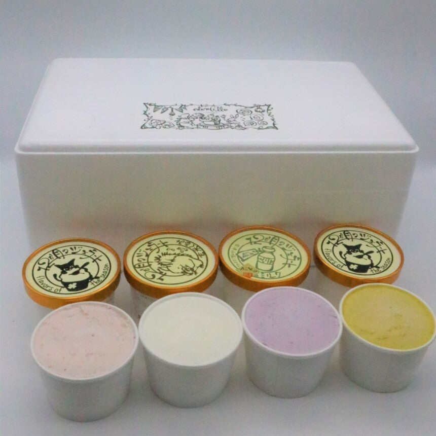 会津の美味しいが詰まったジェラートセット