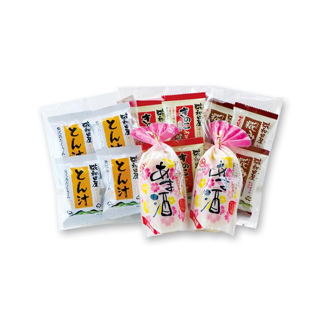 糀和田屋フリーズドライみそ汁3種とあま酒セット - ふくしま市場|福島県産品オンラインストア