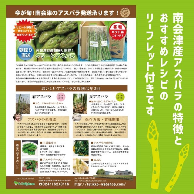 【予約受付】南会津産!朝採り・春アスパラ【4月中旬~順次発送スタート】 - ふくしま市場|福島県産品オンラインストア