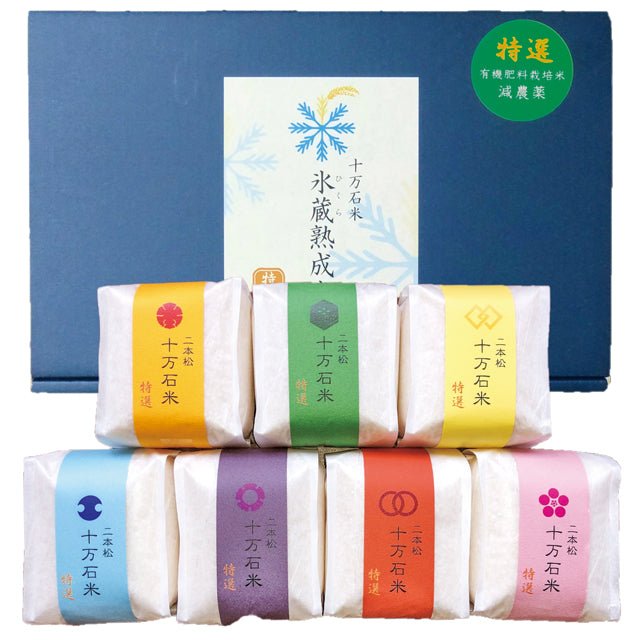 二本松十万石米ギフト特選 450g×7個 - ふくしま市場|福島県産品オンラインストア