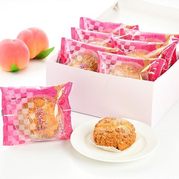 もものシュークリーム「桃香」6個 - ふくしま市場|福島県産品オンラインストア