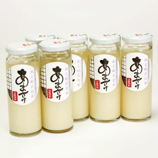 米と糀だけの甘酒6本 - ふくしま市場|福島県産品オンラインストア