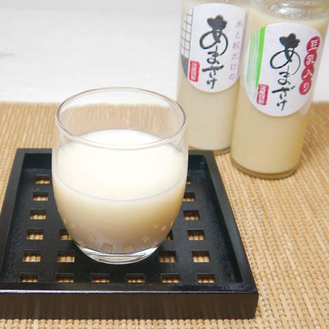 豆乳入り甘酒と米と糀だけの甘酒6本セット