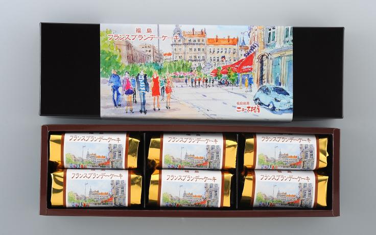 【新商品】福島フランスブランデーケーキ 6個 - ふくしま市場|福島県産品オンラインストア