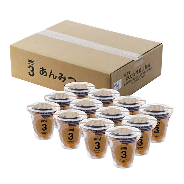 and3 あんみつ 12個セット【のし掛け不可】