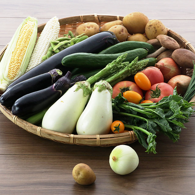 【入荷待ち】季節の会津野菜セット または 会津のお米+野菜セット(大)定期便(5回)