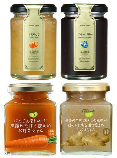 福島の恵みのジャム4本セット