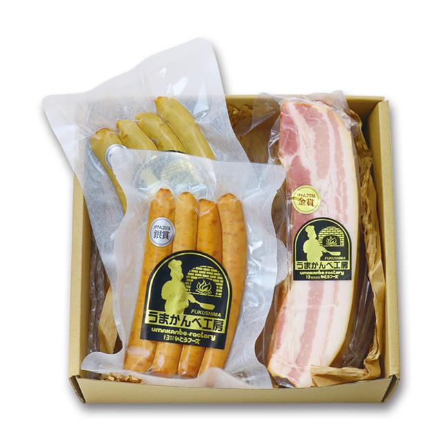 IFFA金賞受賞ベーコンと銀賞受賞ポークウインナー - ふくしま市場|福島県産品オンラインストア