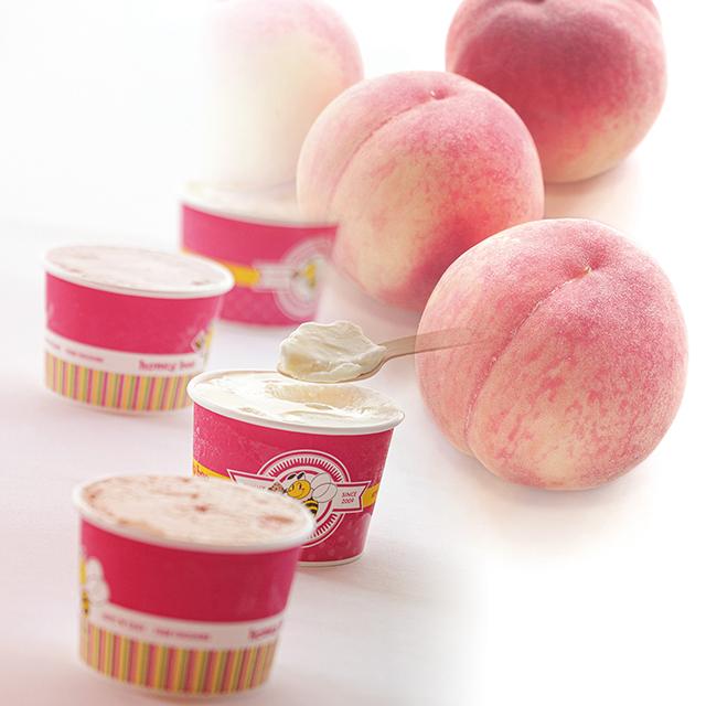 ふくしま育ちのはちみつミルクとももジェラート - ふくしま市場|福島県産品オンラインストア