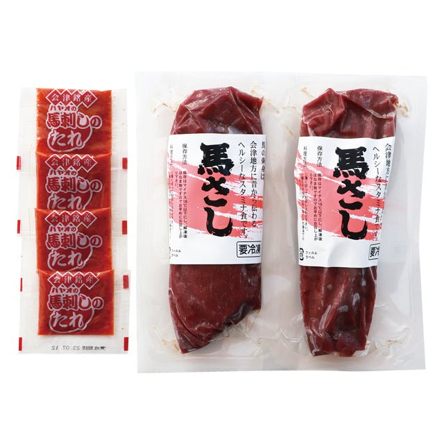 会津銘産 国産馬刺しセット - ふくしま市場|福島県産品オンラインストア