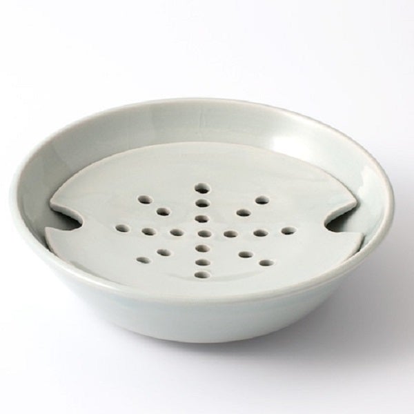 水切り皿（青磁釉） - ふくしま市場｜福島県産品オンラインストア