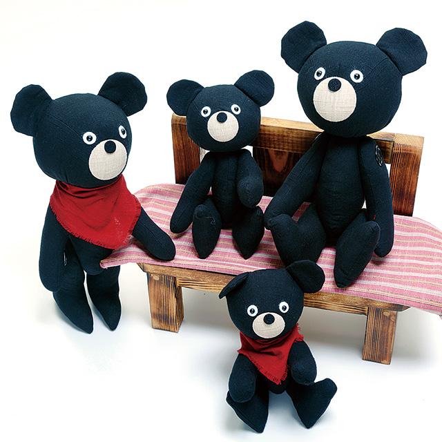 受注生産】会津木綿のぬいぐるみ あいくー大サイズ