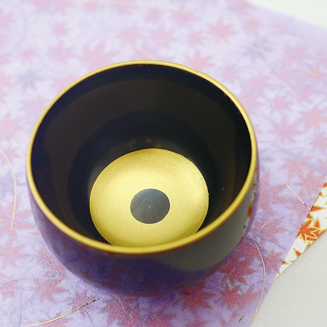 会津漆酒器 ぐい呑蛇の目 - ふくしま市場|福島県産品オンラインストア