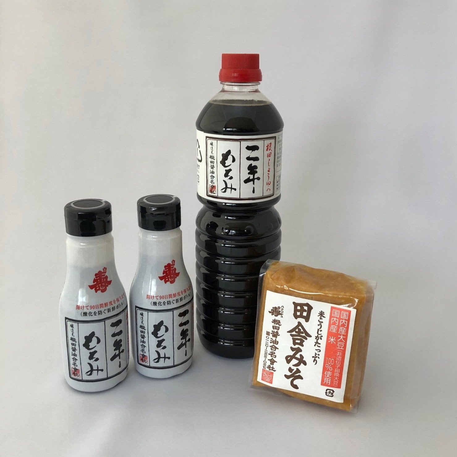 〈おうちゴハン〉根田醤油 自慢の米こうじ味噌ともろみ醤油セット - ふくしま市場|福島県産品オンラインストア