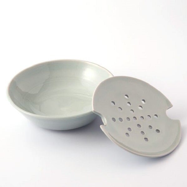 水切り皿(青磁釉) - ふくしま市場|福島県産品オンラインストア