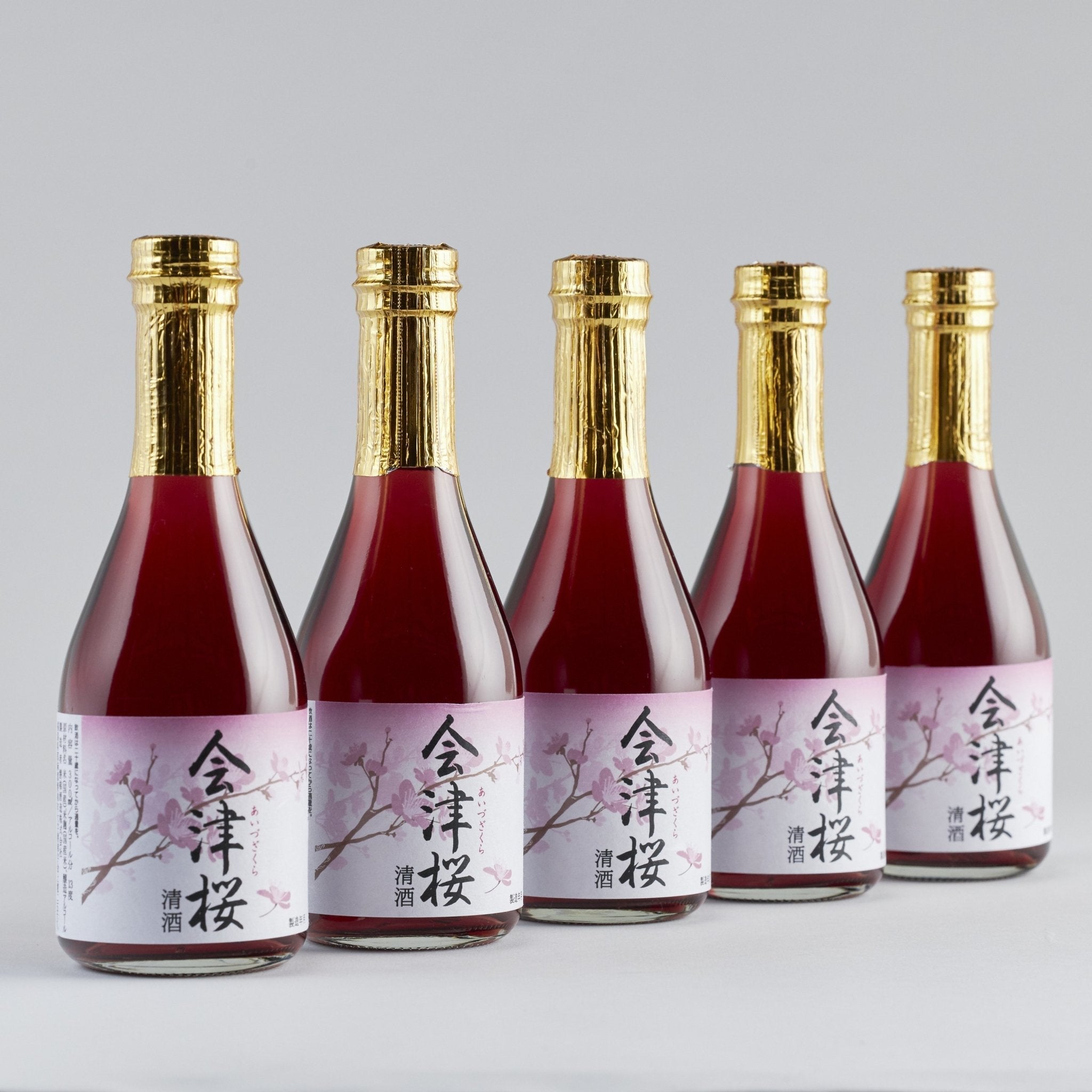 赤い酒 会津桜 2本・5本セット - ふくしま市場｜福島県産品オンラインストア