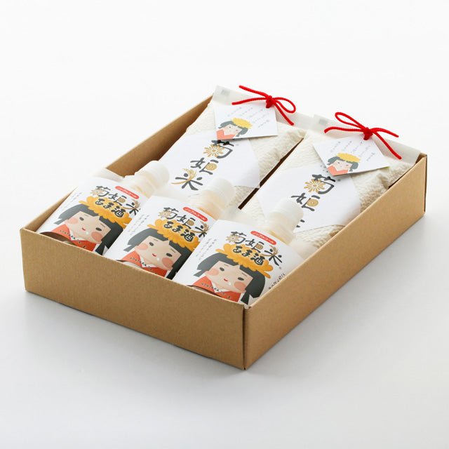 ADATARAふぁーむ 菊姫米と甘酒セット【のし掛け不可】 - ふくしま市場｜福島県産品オンラインストア