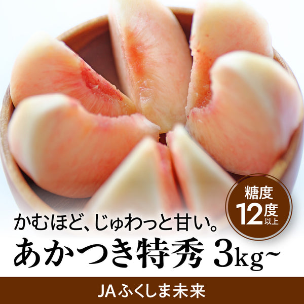 今季完売】ふくしまの桃 あかつき 特秀【のし・日時指定不可・7月下旬