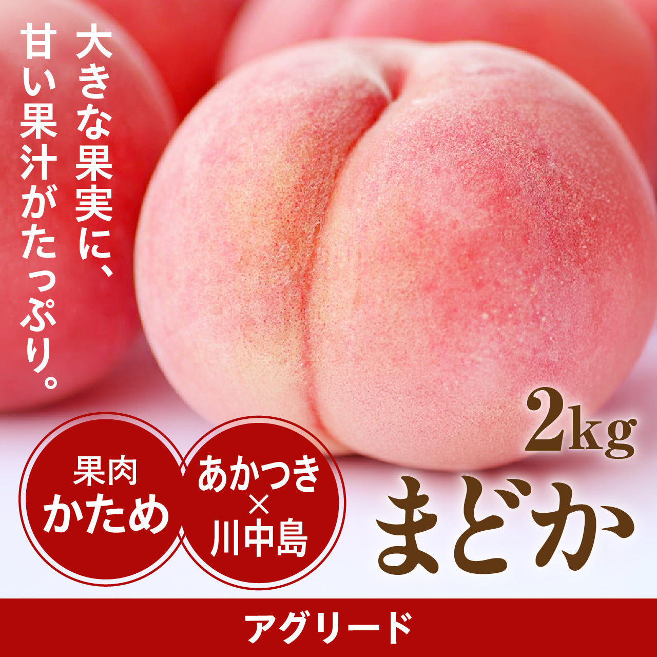 木村さんたちの桃　まどか【8月上旬以降発送・日時指定不可】