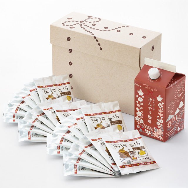 やまつりの冷んやり珈琲とダンクコーヒーバッグセット - ふくしま市場｜福島県産品オンラインストア