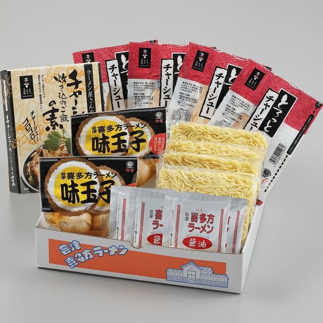 喜多方ラーメンとチャーシュー炊き込みご飯セット - ふくしま市場｜福島県産品オンラインストア