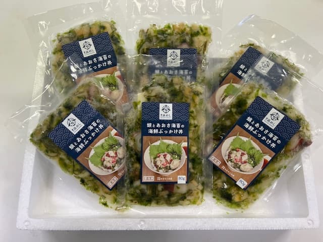 タコ専門店がつくった　「蛸とあおさ海苔の海鮮ぶっかけ丼」 - ふくしま市場｜福島県産品オンラインストア