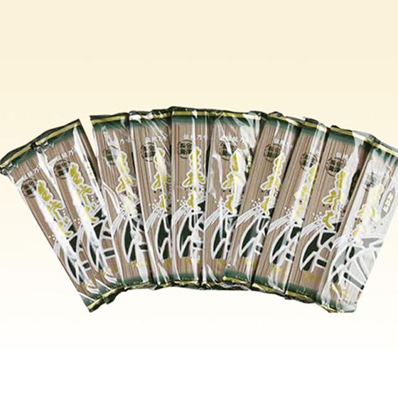 桧枝岐きそば平打ち200g×15袋入（簡易ダンボール箱入り）