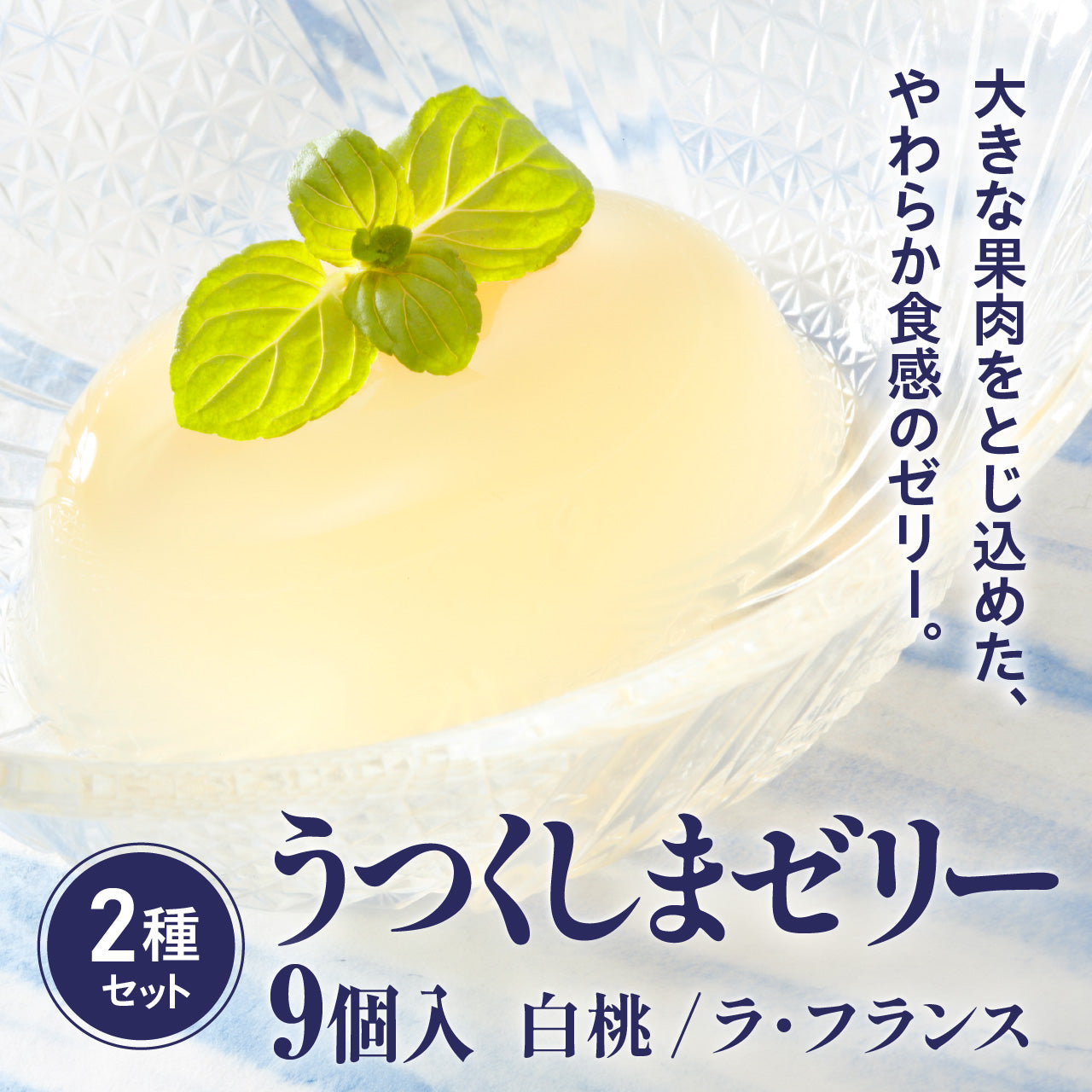 うつくしまゼリー 2種9個入