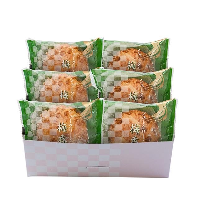 梅のシュークリーム「梅香」 ６個 - ふくしま市場｜福島県産品オンラインストア
