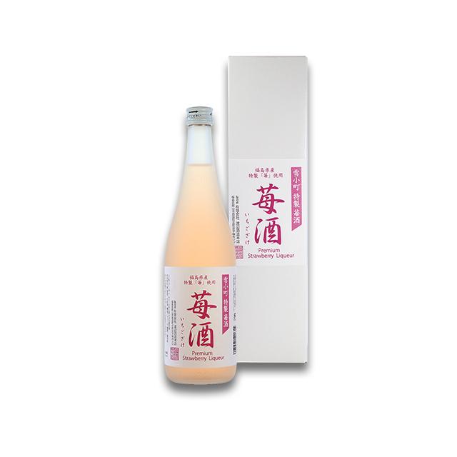 雪小町 特製 苺酒（いちござけ）720ml - ふくしま市場｜福島県産品オンラインストア