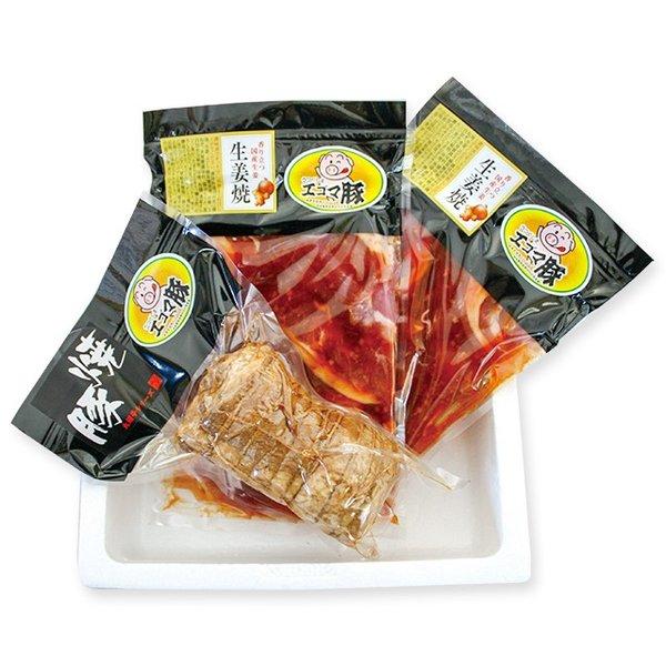 うつくしまエゴマ豚 味付焼肉・焼豚セット - ふくしま市場｜福島県産品オンラインストア